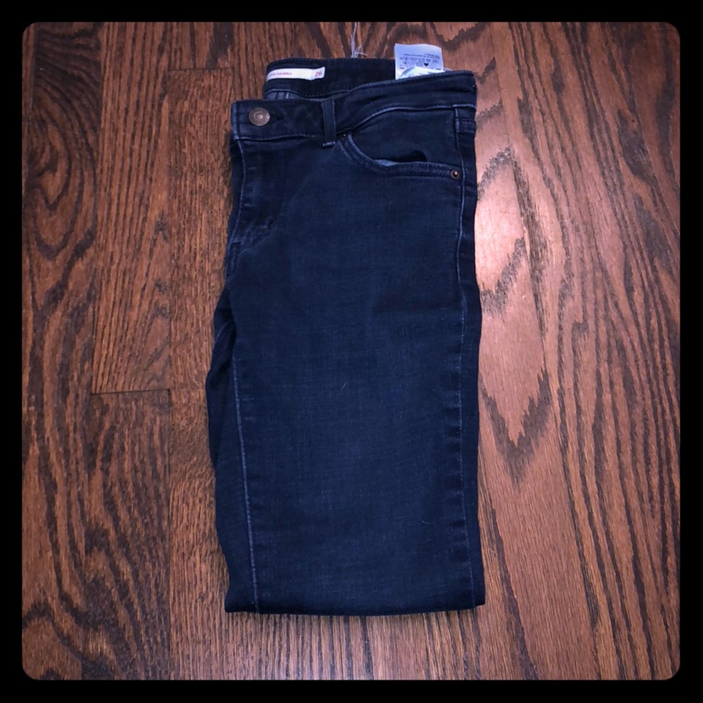 Dark wash jeans from Levi’s